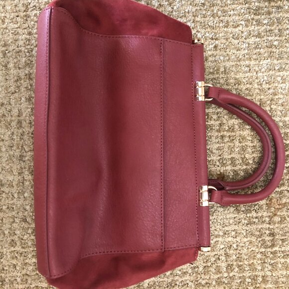 LC Lauren Conrad Burgundy-Red Handbag - Picture 4 of 5